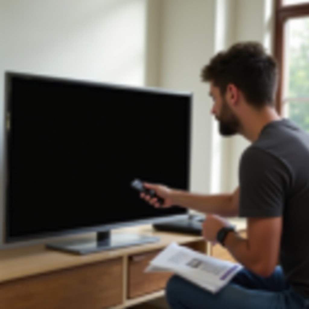 tv zwart scherm reparatie