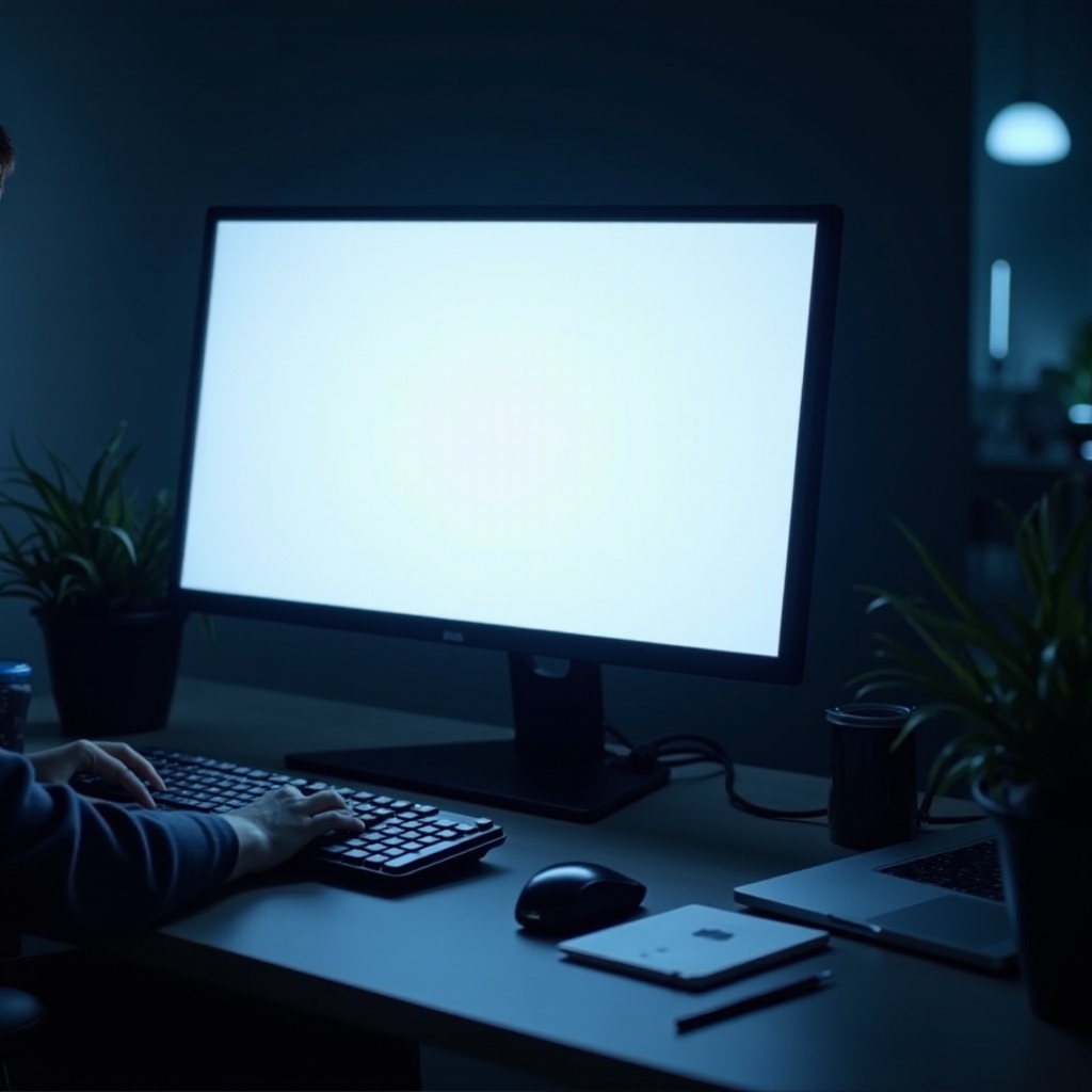 monitor dell włącza się, ale nie ma obrazu