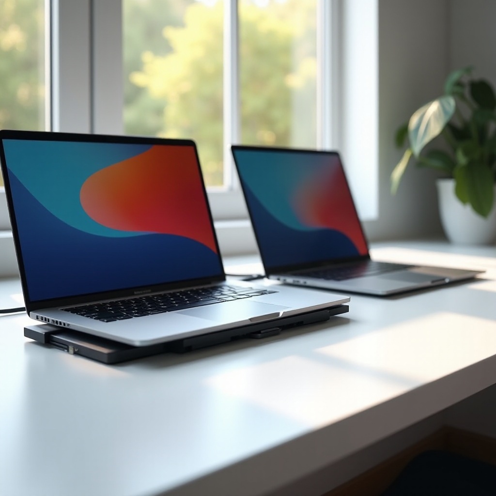 docking station untuk dua laptop