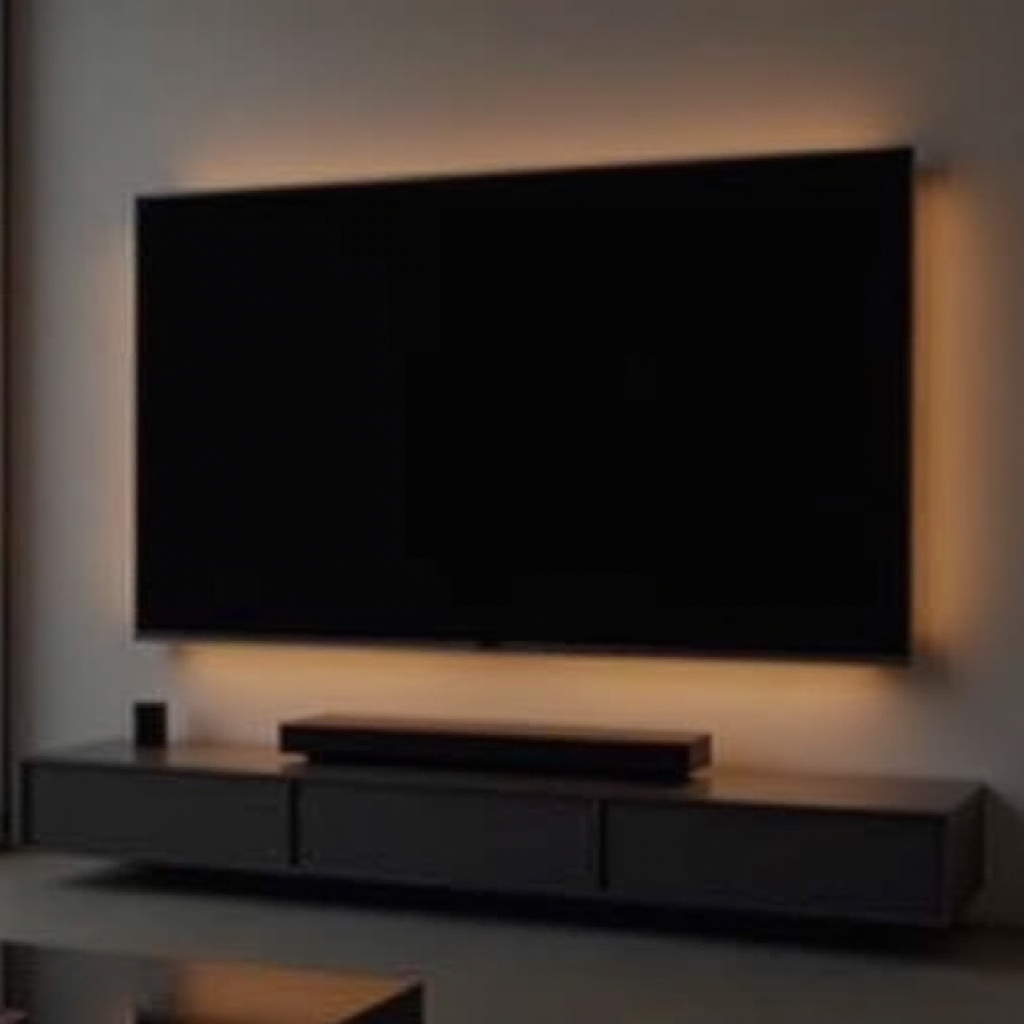 tv screen goes black for a second then comes back