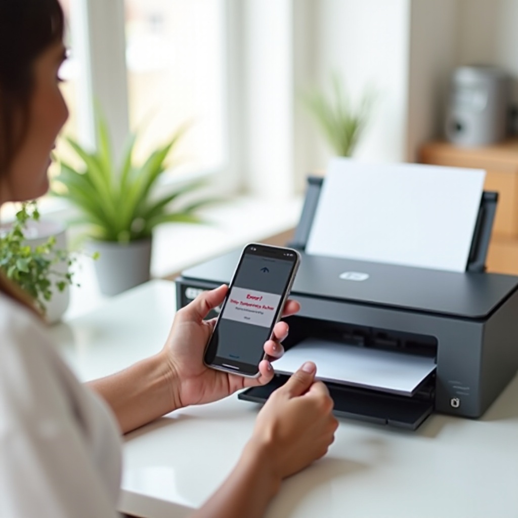 ไม่พบเครื่องพิมพ์ AirPrint HP
