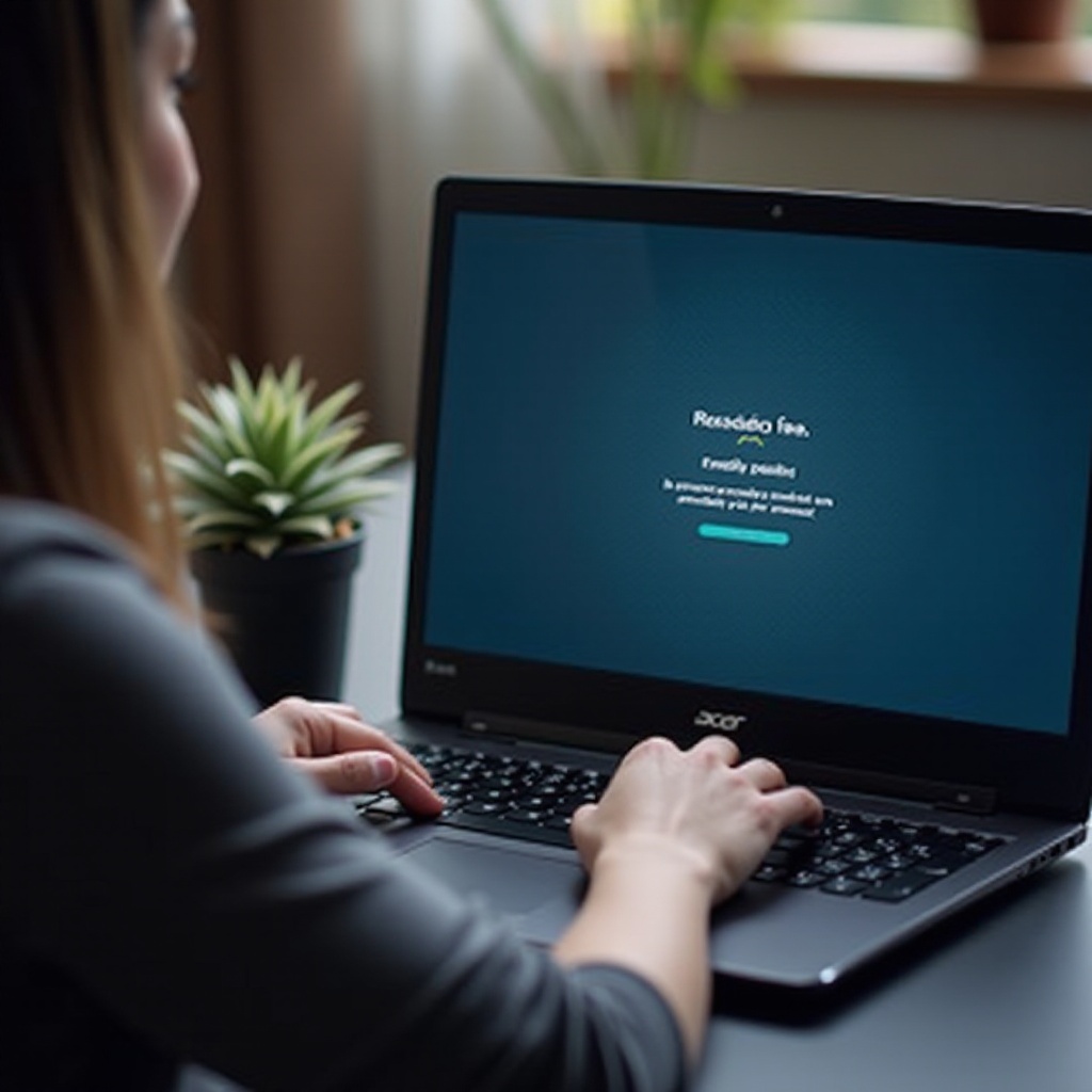 jak zrestartować laptopa Acer