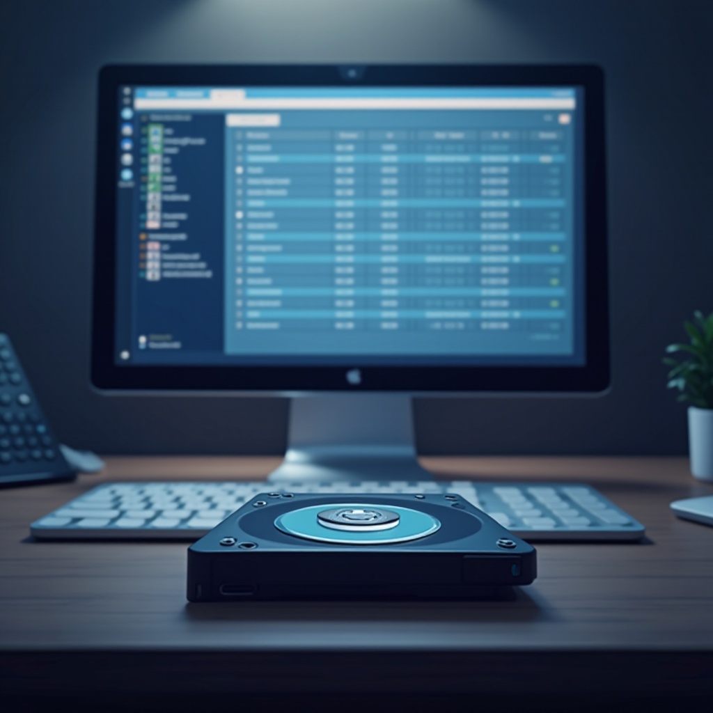 외장 하드 드라이브를 파티션하는 방법