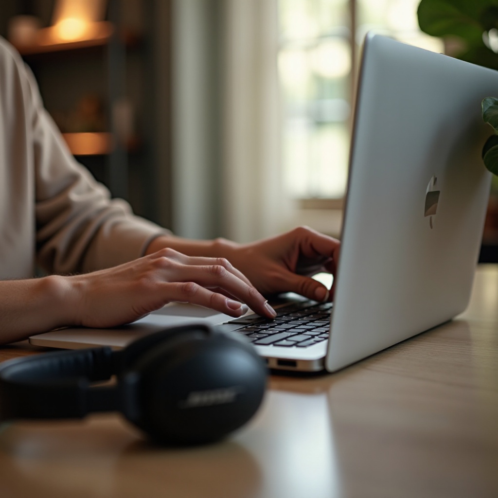 słuchawki Bose nie łączą się z laptopem