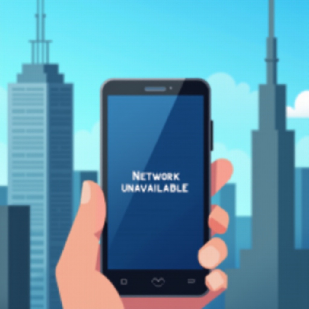 miksi puhelimeni sanoo, että verkkoa ei ole saatavilla