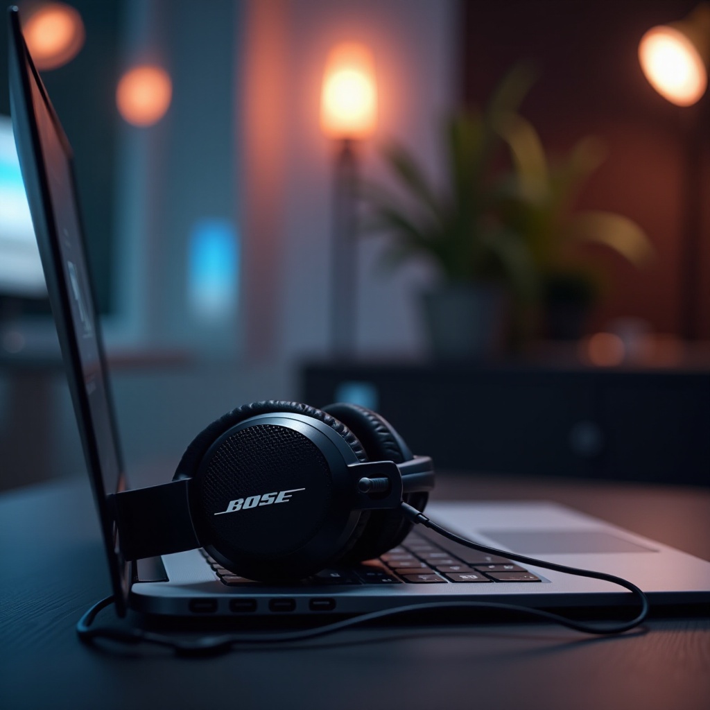 słuchawki Bose nie łączą się z laptopem