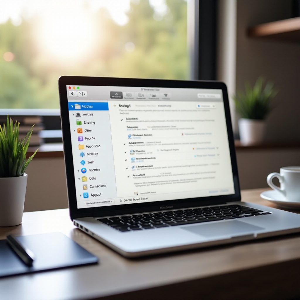 cara menggunakan folder bersama di MacBook