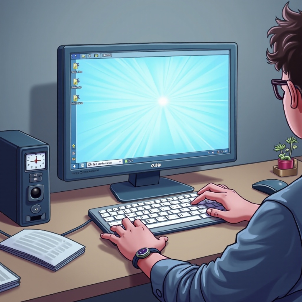 cara memaksa keluar pada PC ketika membeku