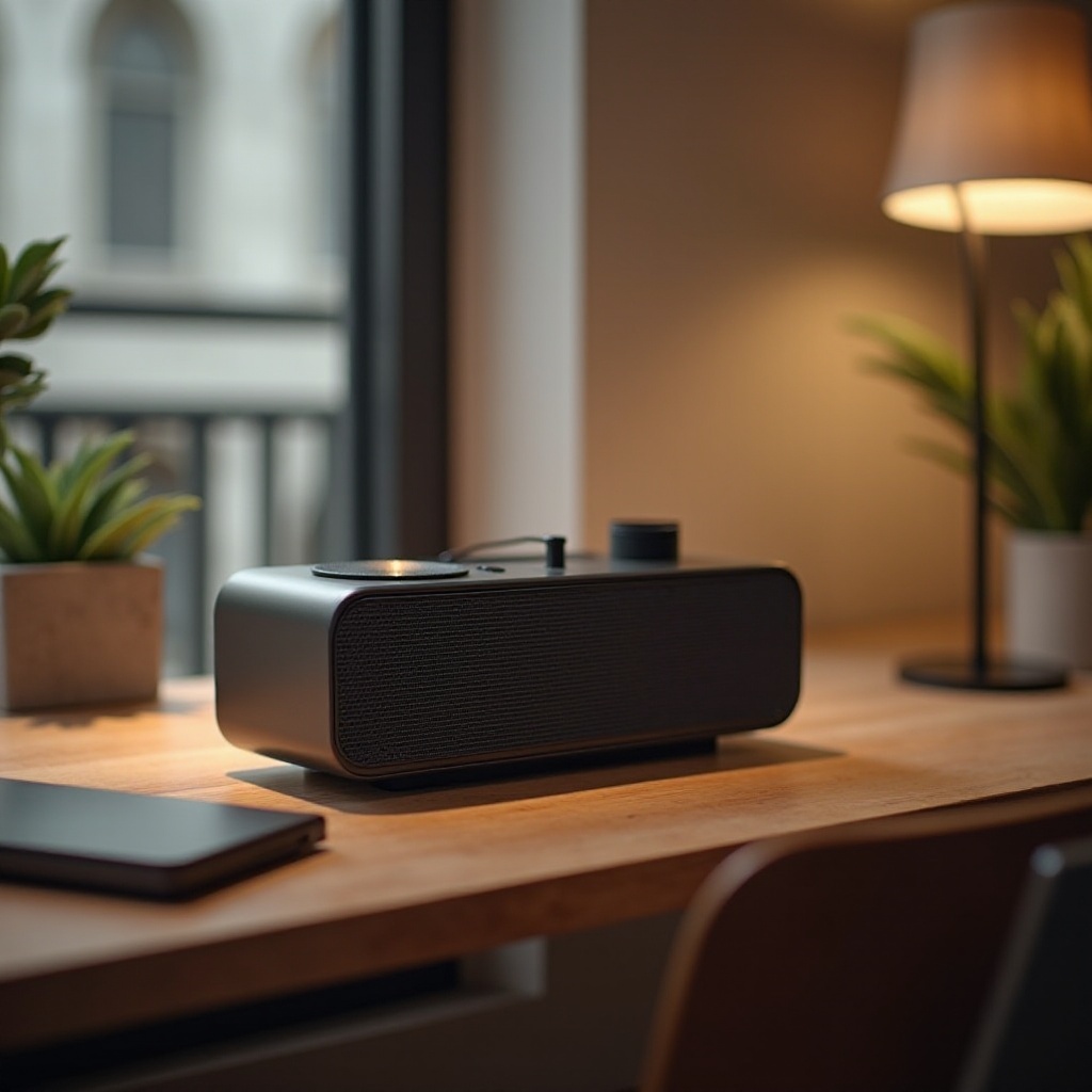 FM 튜너가 있는 블루투스 스피커