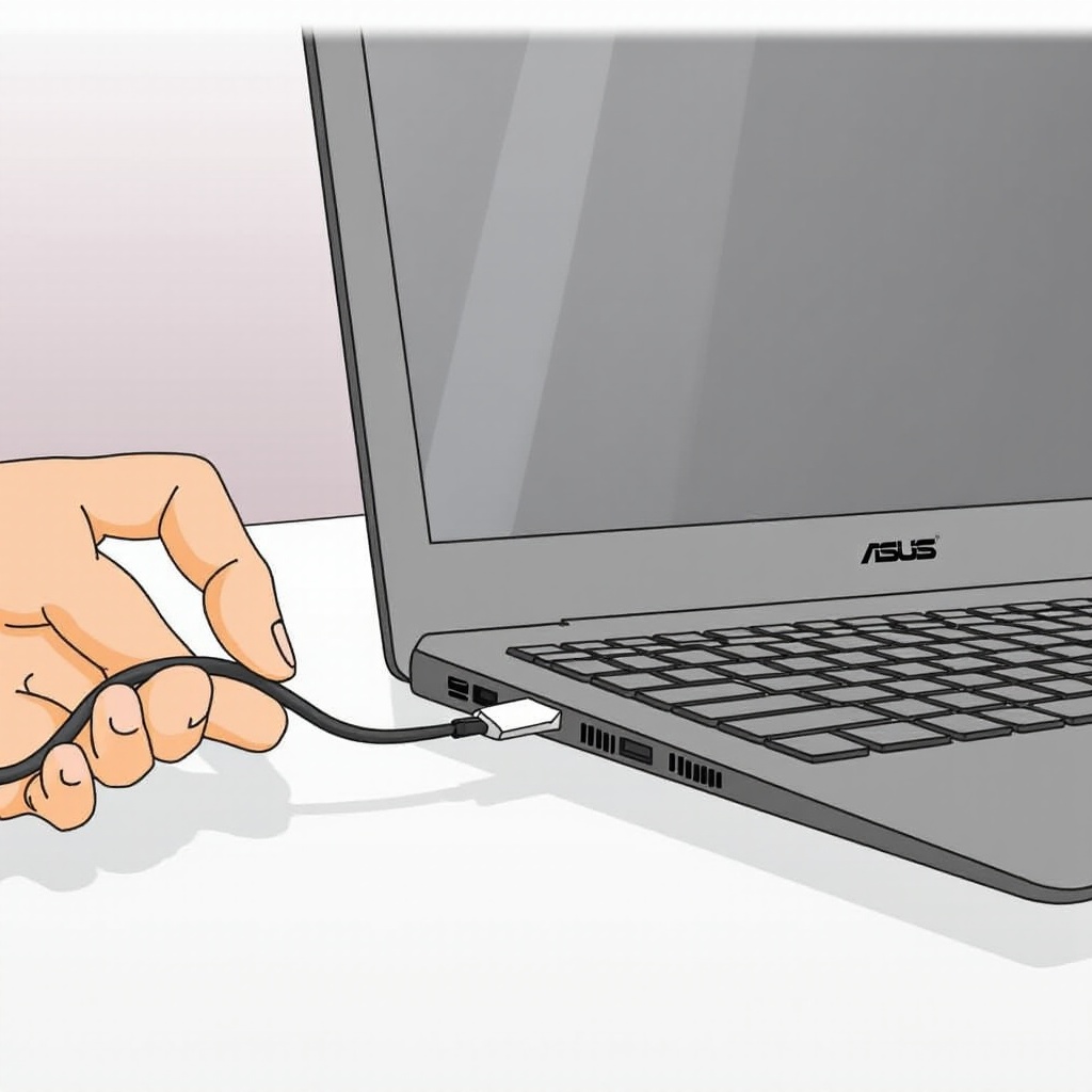 laptop Asus nie ładuje