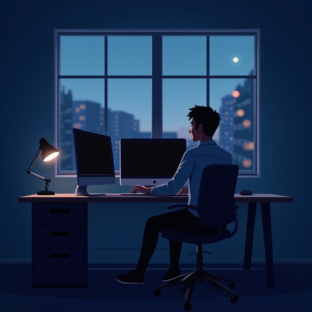 layar hitam Windows 11 setelah masuk