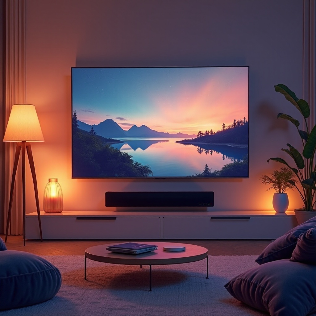 사운드바 내장형 TV