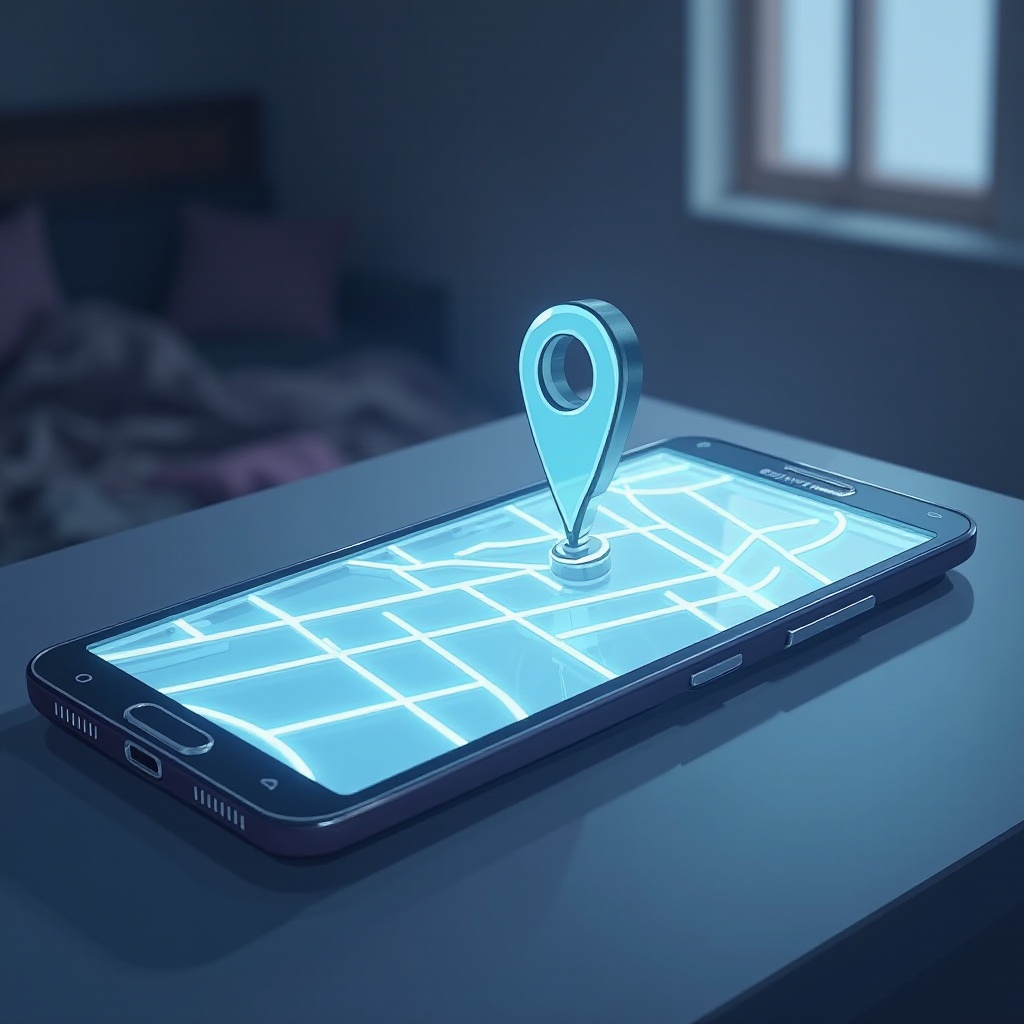 menemukan ponsel samsung secara offline