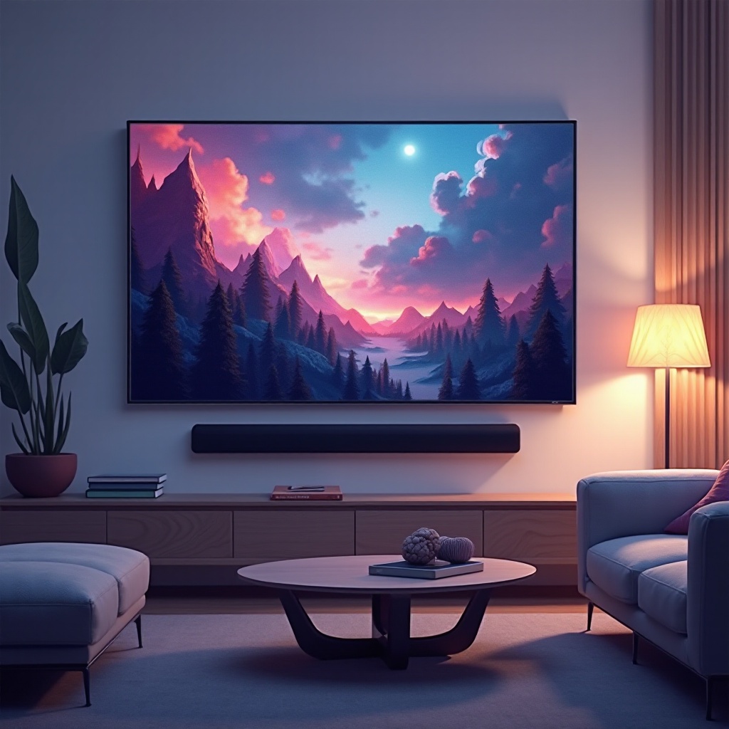 telewizor z wbudowanym soundbarem